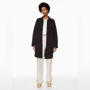 Aritzia Wilfred Ganna Long Shirt Jacket